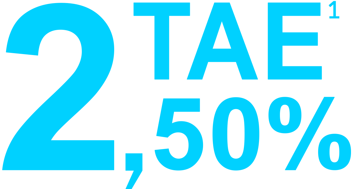 2,50% TAE