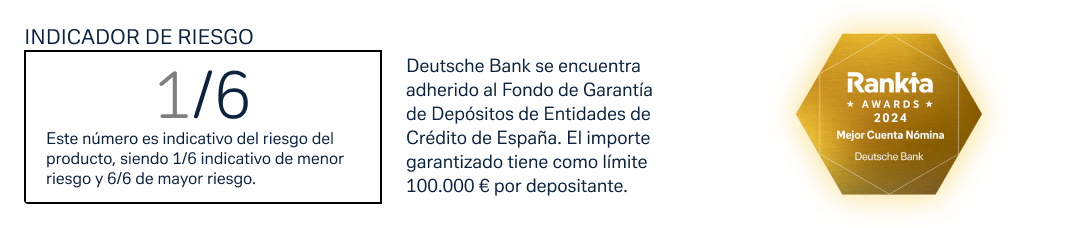 Indicador de riesgo 1/6