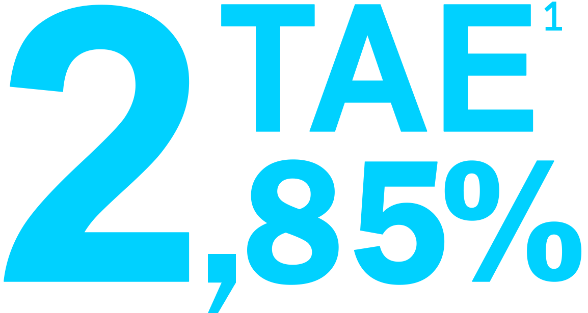 2,85% TAE