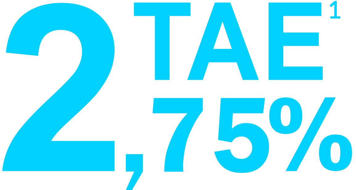 2,75% TAE
